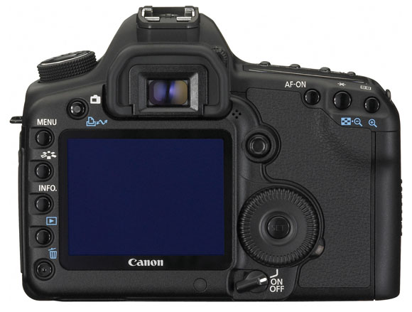 Canon EOS 5D Mark II Back