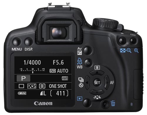 EOS 1000d Rear